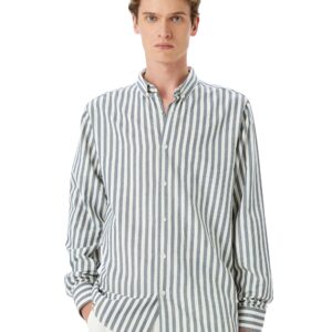 تيشرت مخطط حديث للرجال من كوتون