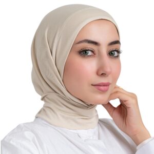 Farah Womens Hijab Viscose Kuwaiti Tapaaia With Rust Resistant Capsin Hijab Viscose Kuwaiti Tapaaia (pack of 1)