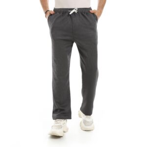 بنطلون كاجوال مريح باستك عند الخصر مع اربطة للرجال