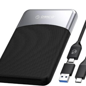 ORICO 2TB External SSD with 2 in 1 USB C Cable, Portable Solid State Drive USB 3.2 Gen 1 Up to 460MB/s, Dust and Drop Resistance, Reliable Storage for USB-C Smartphone, PC, Tablet, Labtop - M25PRO