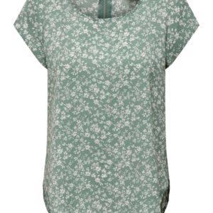 ONLY Womens VIC AOP Short-Sleeves Blouse (pack of 1)