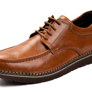 جزمة جلد برباط رجالي كلاسيك من رومبا (45, بني)