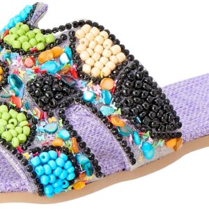 OX womens OX-W-43-Orange/Gold Slipper