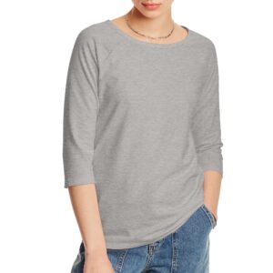 تيشيرت من القطن المطاطي بكم رجلان للنساء هانس عبوة قطعة واحدة