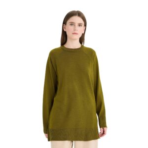 تونيك/ بلوزة طويلة تريكو سي ان اس C4474AX بقصة عادية ورقبة دائرية وأكمام طويلة للنساء من ديفاكتو، (عبوة من 1 قطعة)