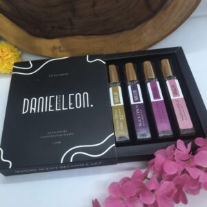 مجموعة عطور تستر للنساء بحجم 10 مل لكل عبوة، تضم تشكيلة: سو سيكسي، مادموزيل، بلاك اوبيوم، وتيزيانا تيرينزي كيرك من دنيال ليون