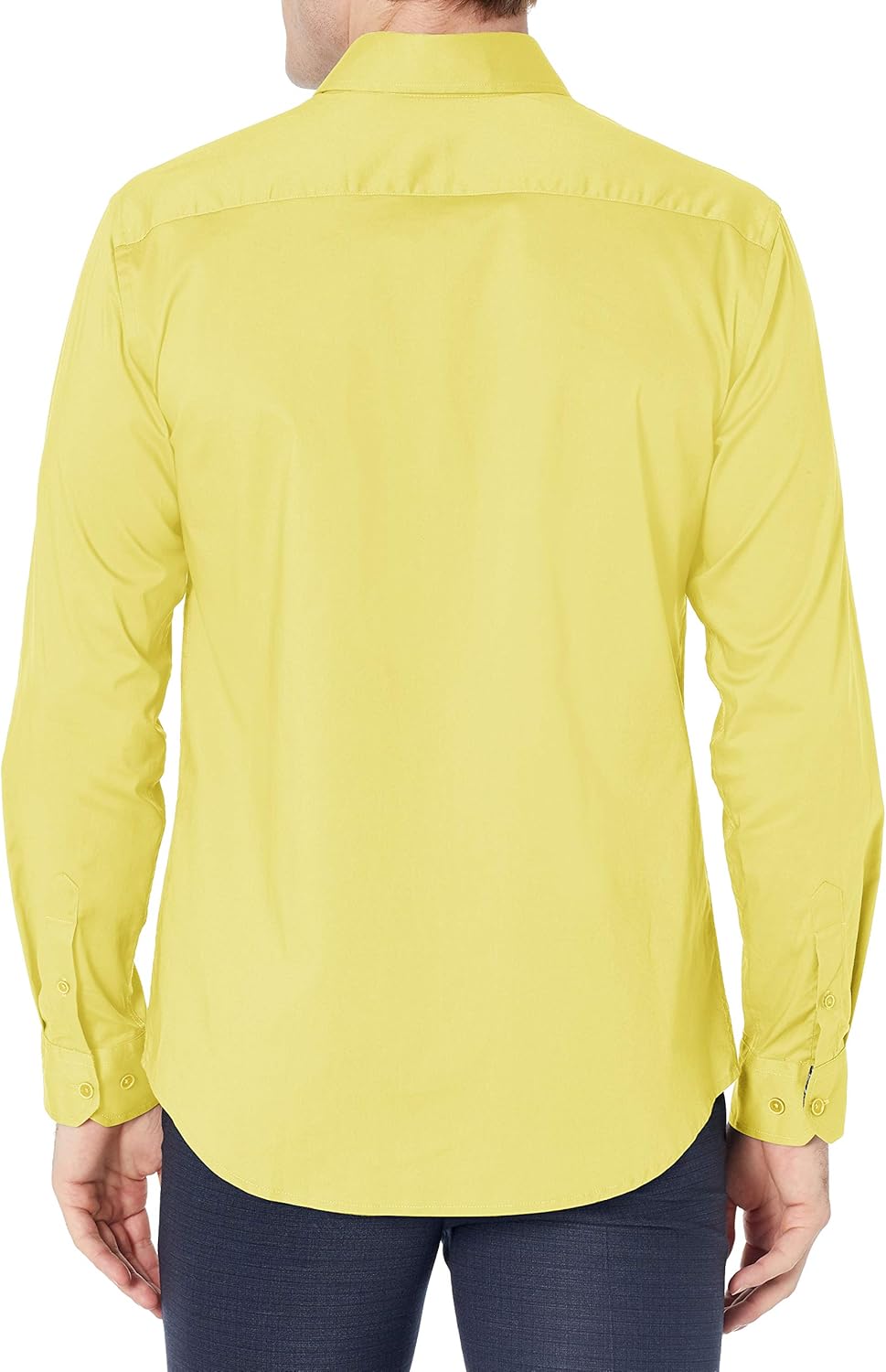 81vT57Xn9JL._AC_SL1500_ قميص رجالي كاجوال من Azaro Uomo بأزرار ثابتة قابلة للتمدد - الصورة 2