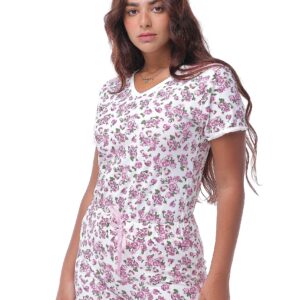 KIWI Womens Flowers Pajama Set (pack of 1)