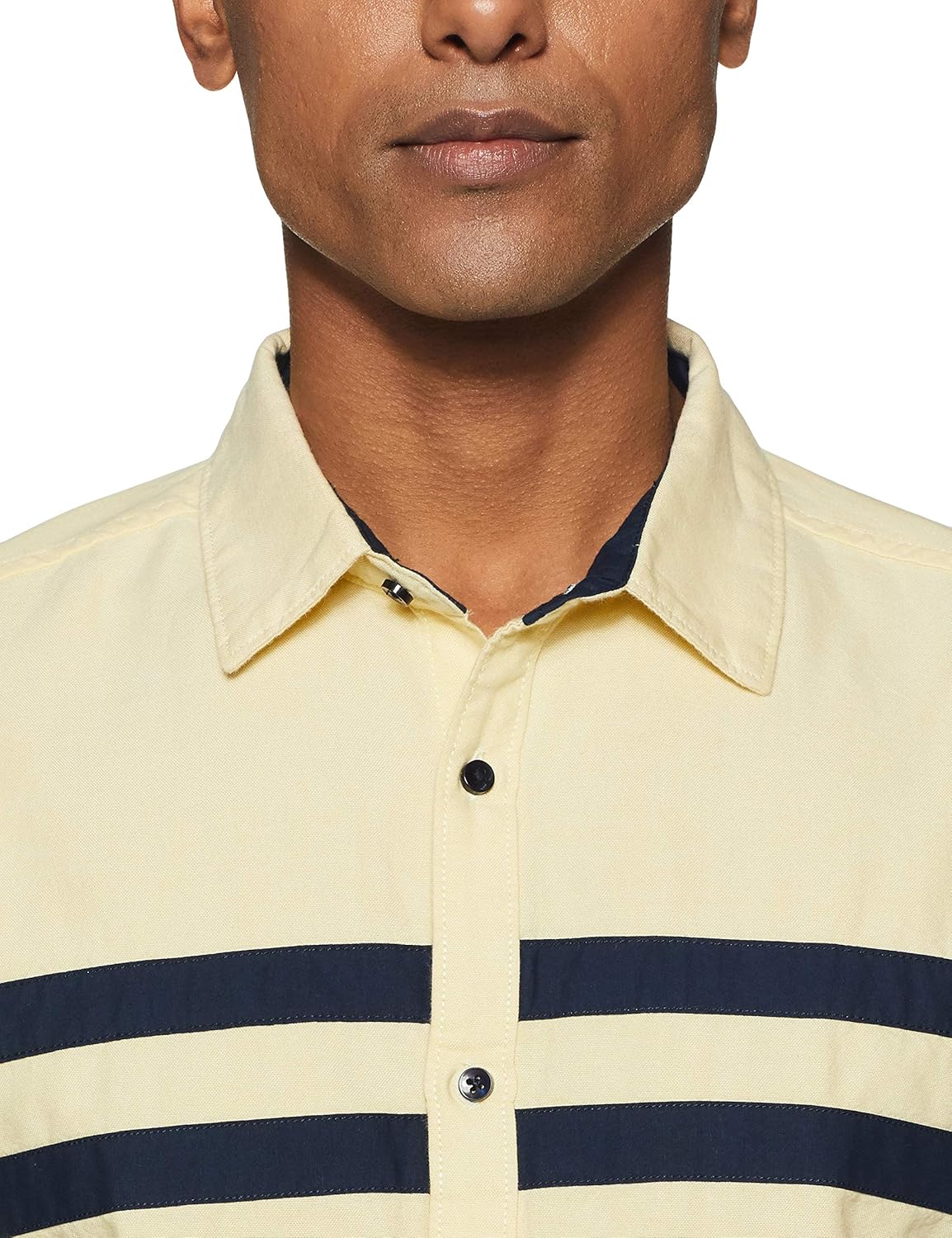 91X7mpQLpZL._AC_SL1500_ قميص كاجوال ضيق سادة للرجال من دايفيرس - الصورة 3