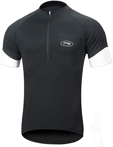 311SPBQCDuL._AC_SR38 Dooy Men's Short Sleeve Cycling Shirt 005