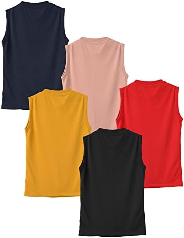 3150HArTzGL._AC_SR38 KYDA KIDS Boys KK-BOYS-VEST-A Western (pack of 5) - الصورة 2