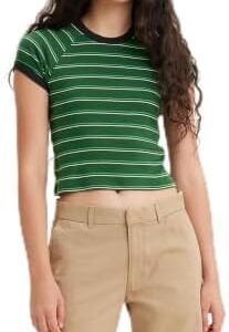 Levi's Womens Short Sleeve Non Graphic Tees Oracle Shrunken