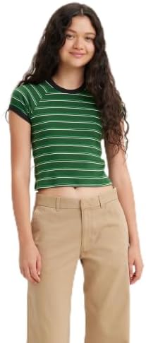 315Prj4qxRL._AC_SR38 Levi's Womens Short Sleeve Non Graphic Tees Oracle Shrunken