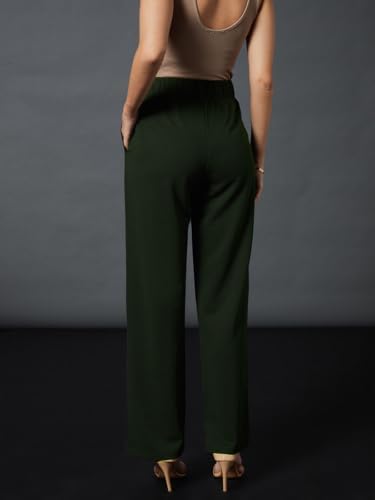 31Bq-uYF-OL._AC_SR38 Sassafras Front Darted Stretchable Pants,Olive,XS - الصورة 6