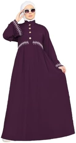 31LNa7CV3PL._AC_SR38 عبايه مطرزة للخروج كريب فيرونا موديل 012 للنساء من GAMAL SONS FOR ABAYA