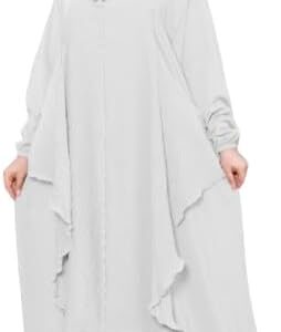 ادناء 3 قطع بليسيه بنقاب و طرحه المقاس وان سايز تلبس الي 90 كيلو للنساء , GS-8081Parent GAMAL SONS FOR ABAYA