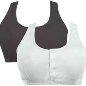 Karma Bra Cotton Front Open Sport Bra
