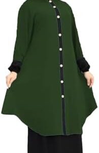 عباية وبلوزه بيزك مقاس موحد تلبيس 110 ك للنساء , GS-8135 GAMAL SONS FOR ABAYA