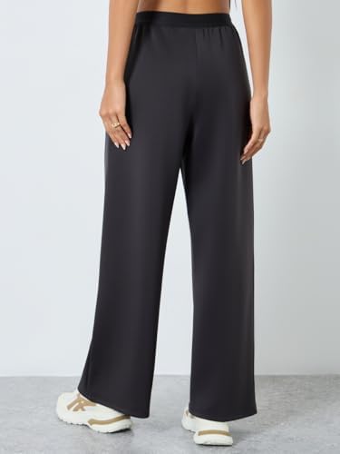 31Xoyek8ogL._AC_SR38 Styli Women Solid Mid Rise Wide Leg Pants - - الصورة 4