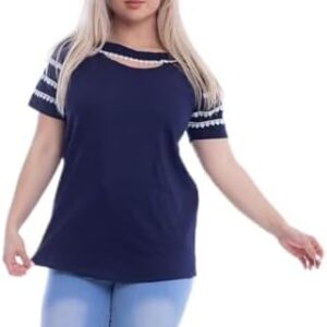 BEBO بلوزه 1/2كم ساده للنساء