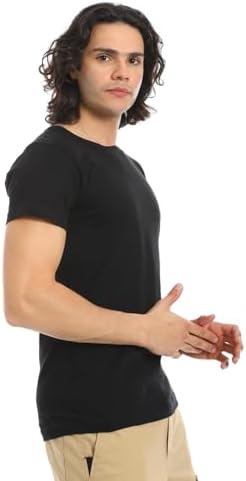 31eSgEf2lXL._AC_SR38 تيشرت بيسيك برقبة دائرية للرجال من اوفكليف - الصورة 2