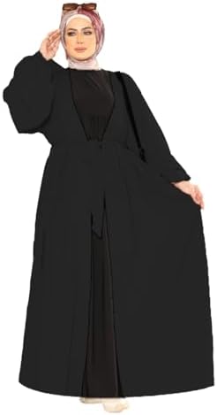 31gO9n-wAXL._AC_SR38 إدناء إسلامي رويال كريب 3 قطع مقاس موحد يلبس ل 100ك للنساء من GAMAL SONS FOR ABAYA 8105GS11317-Parent