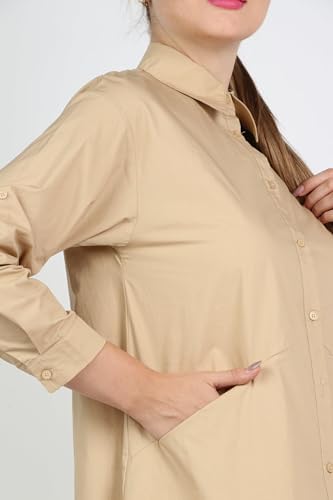 31n0nqV1V7L._AC_SR38 NICHII Women Midi Dress LS - الصورة 5