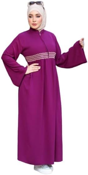 عبايه مطرزة للخروج كريب فيرونا موديل 04 للنساء من GAMAL SONS FOR ABAYA