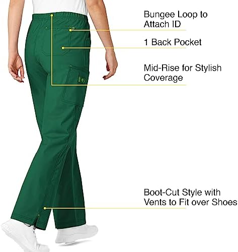41-gBsvIevL._AC_SR38 Wink Womens Medical-scrubs-pants Wonderflex Faith Women's Scrub Pant - الصورة 4