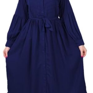 دريس الخامه رويال كريب طول 118سم مقاس وان سايز GAMAL SONS FOR ABAYA GS-8208-32625-Parent