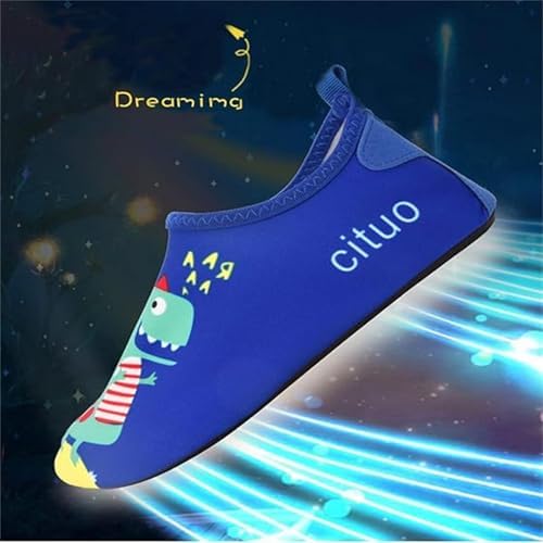 4159K4usNaL._AC_US HALAMODO Kids Swim Water Shoes Toddler Quick-Dry Non-Slip Water Skin Barefoot Shoes Aqua Socks for Outdoor Sports, Beach, Pool - الصورة 3