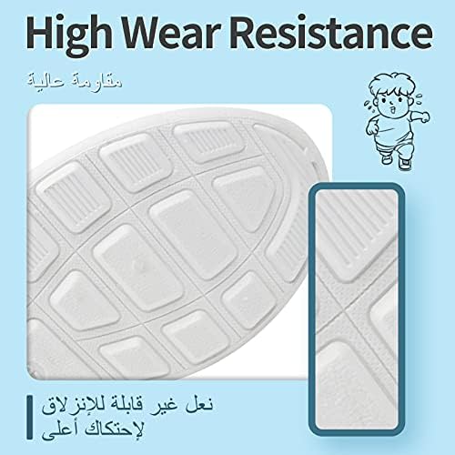 41G9TRUTm2S._AC_US حذاء سهل الارتداء للاطفال من دي دي ستار، حذاء رياضي للركض للاطفال خفيف الوزن، احذية رياضية جيدة التهوية للاولاد والبنات بمقاس من 25 الى 38 - الصورة 6