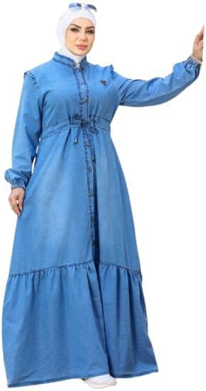 عبايه جينز مقاسات من XL الي 4XL تلبس من 70 الى 110 GAMAL SONS FOR ABAYA GS-640-42535-Parent