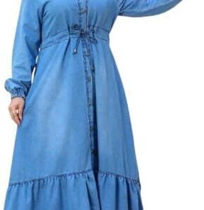 عبايه جينز مقاسات من XL الي 4XL تلبس من 70 الى 110 GAMAL SONS FOR ABAYA GS-640-42535-Parent
