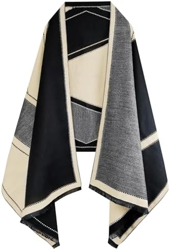 41JLz2rT7HL._AC_SR38 Women's Scarf Cashmere Silky Shawl Wrap Evening Dress Blanket Front Cardigan Soft Comfortable Wrap Suitable for All Occasions