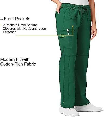 41uPTsigAwL._AC_SR38 Wink Womens Medical-scrubs-pants Wonderflex Faith Women's Scrub Pant - الصورة 2
