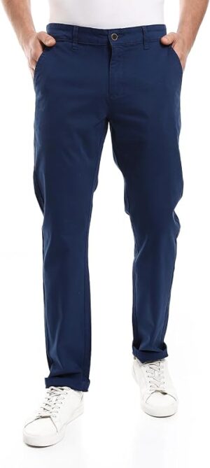 Andora Mens Straight Fit Gabardine 37S24M3201 Casual Pants