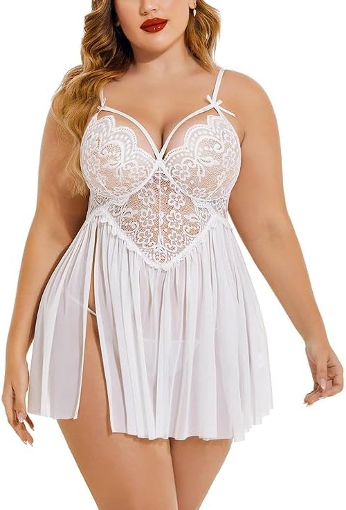 51B7vMuDuVL._AC_SR38 ملابس نوم لانجيري قصيرة للنساء أنيقة ومثيرة وجاهزة للارتداء، ملابس ليلية من اكسسورايز كينجدوم