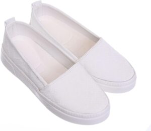 حذاء رياضي للنساء B&W-W073-White