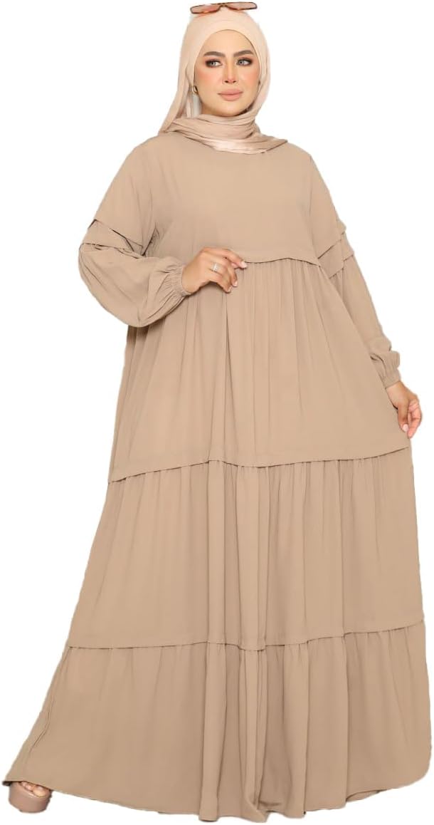 51FsVsr1ivL._AC_SL1500_ عبايه خروج كريب فيرونا بكرانيش موديل 142 للنساء من GAMAL SONS FOR ABAYA - الصورة 4