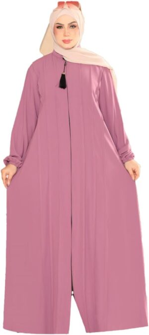 عبايه خروج كريب فيرونا موديل 125 للنساء من GAMAL SONS FOR ABAYA