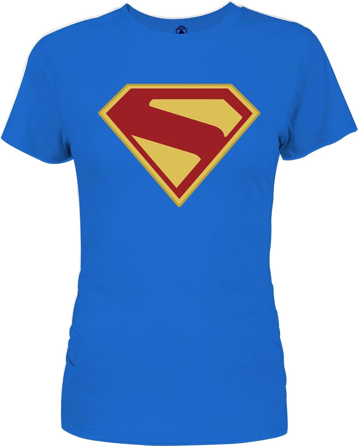 51P-UCmtF9L._AC_SL1500_ تي شيرت جونيور بطباعة شعار سوبرمان/سوبرجيرل من فيلم Justice" League" للنساء - الصورة 3