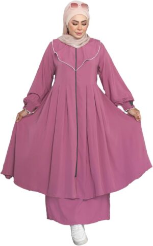 كاب بأكمام طويله وجيبه مقاس موحد تلبس ل 80 ك للنساء من GAMAL SONS FOR ABAYA , 8158GS33150-Parent