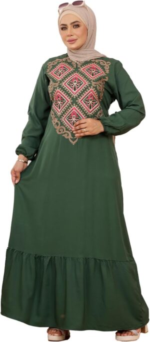 عباية للنساء غير رسمية بحزام وأكمام طويلة من الأمل شوب