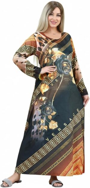 عباية نسائية من سندس، مصنوعة من المخمل، باللون الأسود، مقاس كبير، بتصميم عصري زهري