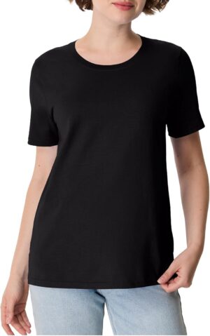 تي شيرت نسائي Hanes 4.5 أوقية نانو T - SL04
