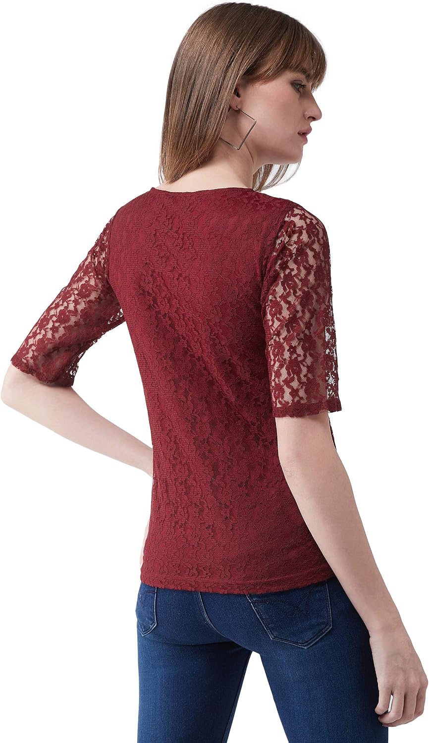 81FbFOdiW-L._AC_SL1500_ قميص MOAW19TP30 مزركش بقصة عادية للنساء من ميس اوليف - الصورة 4