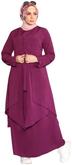 ادناء بزراير على الصدر مكون من قطعتين مقاس موحديلبس الى 100 كيلو GAMAL SONS FOR ABAYA GS-4063-11189-Parent