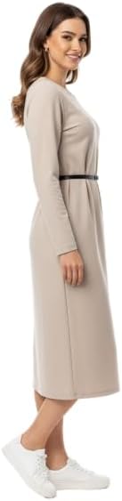 3163hAQB4pL._AC_SL1500_ Bella Cotton Womens Midi Dress Casual Dress - الصورة 2