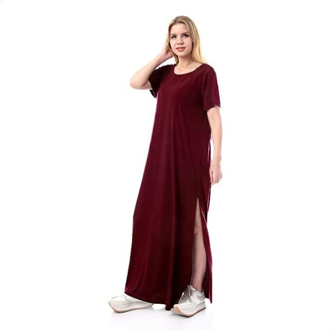 31JINCqXxWL._AC_SL1500_ عباية بيتى حريمى نص كم قطن - الصورة 2